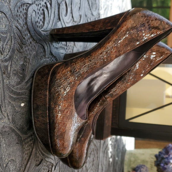 Croc print Calvin Klein Size 6 stunners - Picture 3 of 6